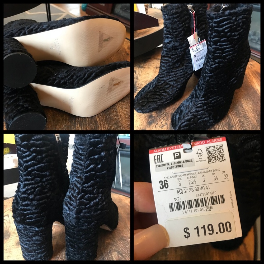 Gorgeous Zara boots. So soft and w a wavy look